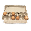 Disposable Pulp egg tray chicken egg cartons 12 holes new design OEM accepted